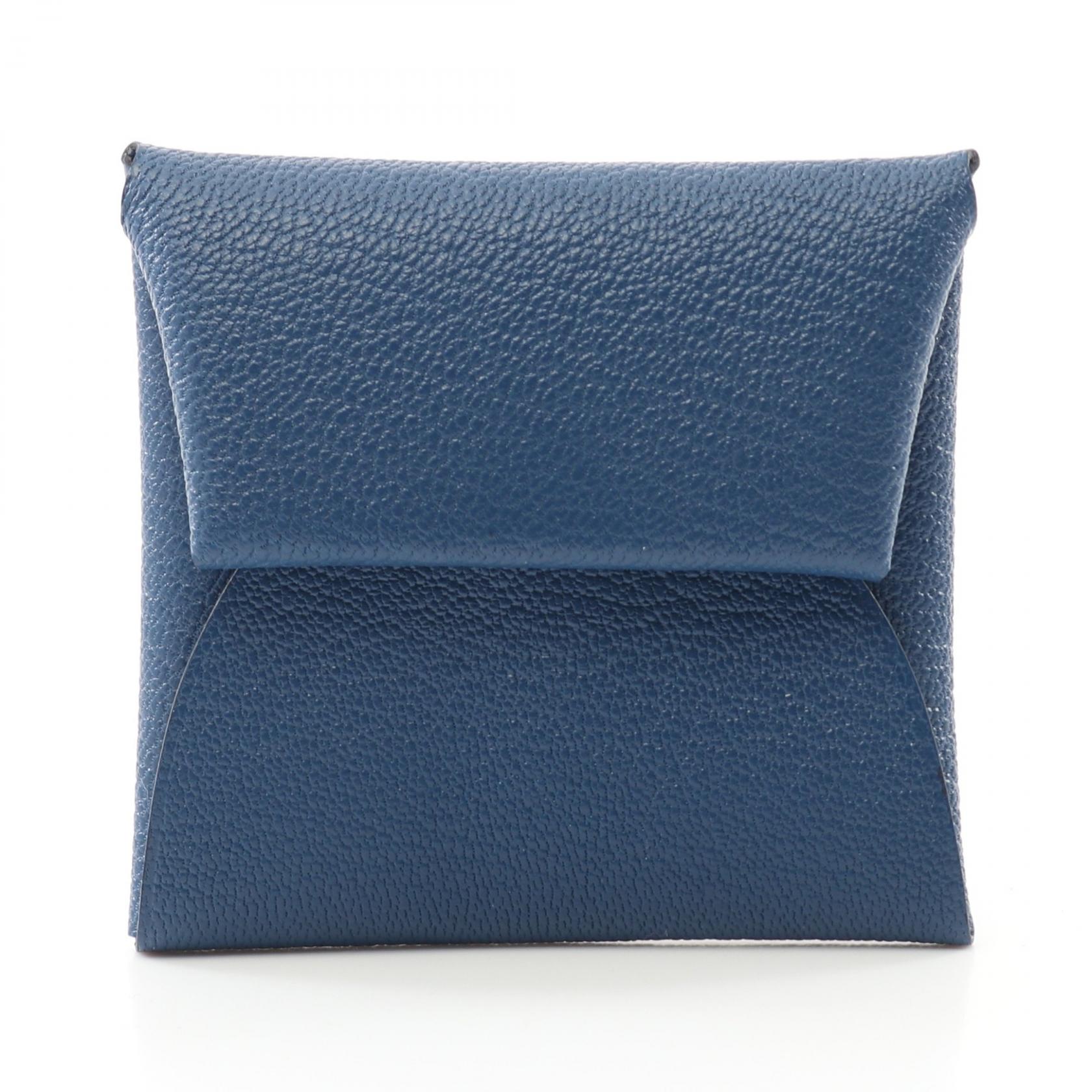 ＼15%OFFクーポン対象／エルメス HERMES バスティア ブルータイ コインケース 財布 シェーブル シェー..