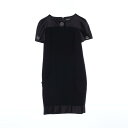 シャネル CHANEL ビジュー ワンピース 衣料品 トップス ウール シルク レディース ブラック系 P52338W05713 【中古】