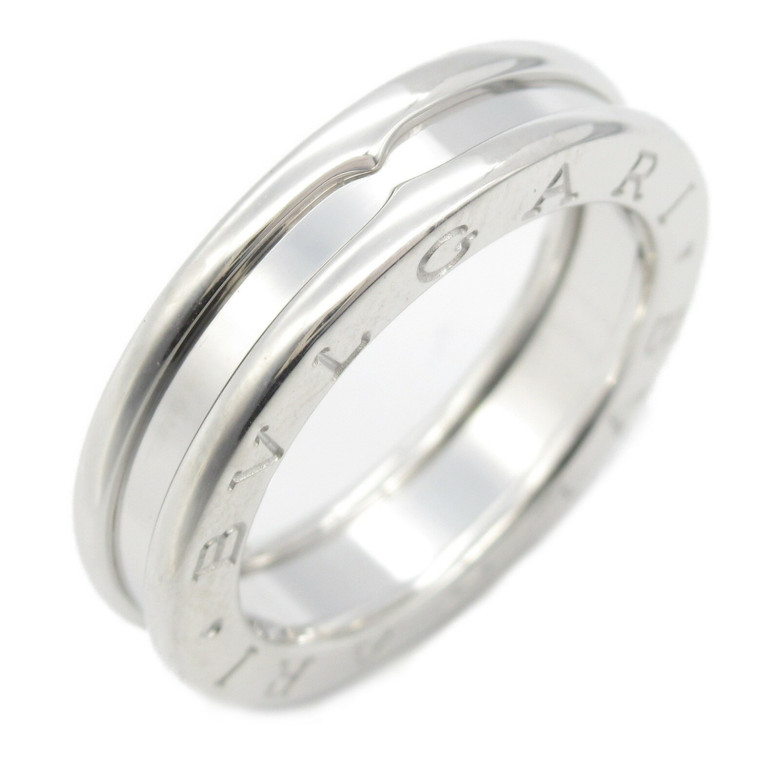 ブルガリ BVLGARI B-zero1 ビーゼロワン リング 1バンド リング・指輪 ジュエリー K18WG（ホワイトゴールド） メンズ レディース シルバー系 【中古】