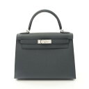 エルメス HERMES ケリー28 ハンドバッグ バッグ レザー ヴォーエプソン ヴォーエプソン レディース グレー系 【中古】
