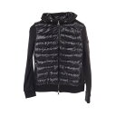 モンクレール MONCLER パーカー 衣料品 トップス コットン ナイロン レディース ブラック系 8G00028 【中古】