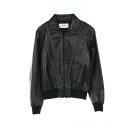 【10%OFFクーポン対象】セリーヌ CELINE 革ジャン 衣料品 アウター ラムレザー メンズ ブラック系 2E195291D 【中古】