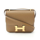【最大4万円OFFクーポン対象】エルメス HERMES コンスタンス3 ミニ ショルダーバッグ バッグ レザー シェーブル シェーブル レディース ブラウン系 【中古】