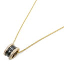 ブルガリ BVLGARI B-zero1 ビーゼロワン ネックレス パヴェダイヤ セラミック ネックレス ジュエリー K18PG(ピンクゴールド) セラミック ...