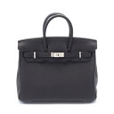 エルメス HERMES バーキン25 ハンドバッグ バッグ レザー トゴ トゴ レディース ブラック系 【中古】