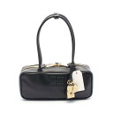 ミュウ ミュウ Miu Miu ボー スモール ハンドバッグ バッグ レザー レディース ブラック系 5BB1732CRWF0002 【新品】【0508-10c...