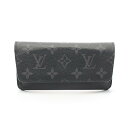 ルイ・ヴィトン LOUIS VUITTON エテュイ リュネット ウディ モノグラムエクリプス アクセサリー PVCコーティングキャンバス レザー メンズ ブラ...
