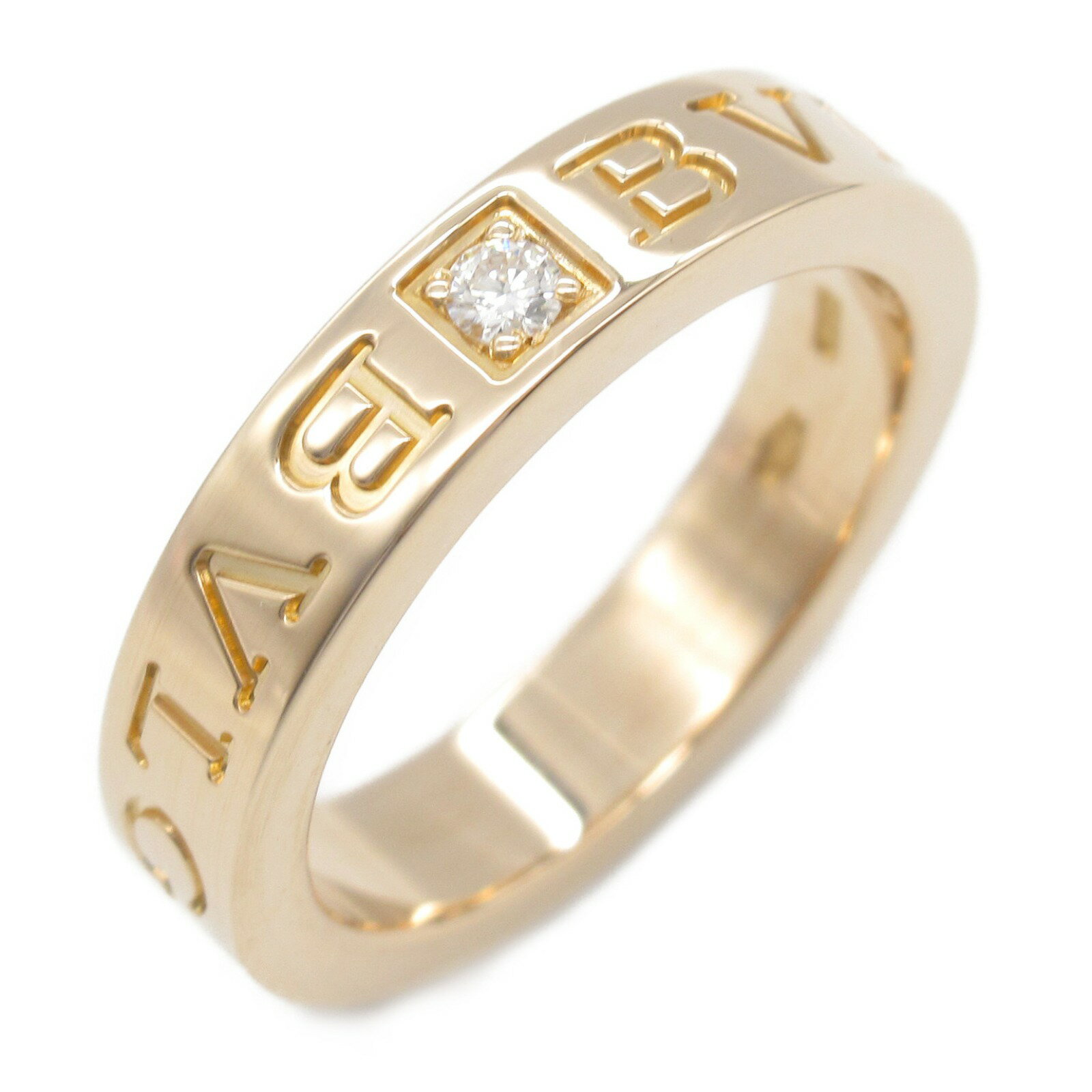 \15%OFFクーポン対象/ブルガリ BVLGARI B-zero1 ビーゼロワン リング 1PD リング・指輪 ジュエリー K18PG(ピンクゴールド) ダイ...