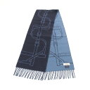 エルメス HERMES Mors a Jouets マフラー 衣料品 カシミヤ メンズ ネイビー系 / ブルー系 【中古】