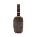 ルイ・ヴィトン LOUIS VUITTON ポシェットガンジュ ウエストバッグ ボディバッグ バッグ PVCコーティングキャンバス レザー モノグラム メンズ ...