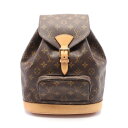 ルイ・ヴィトン LOUIS VUITTON モンスリMM モノグラム リュックサック バックパック バッグ PVCコーティングキャンバス レザー レディース ブ...