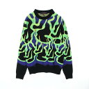 【7千円OFFクーポン対象】ルイ・ヴィトン LOUIS VUITTON ニット 衣料品 トップス ウール メンズ グリーン系 / ブラック系 / マルチカラー 【中古】