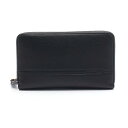 ブルガリ BVLGARI ラウンド長財布 財布 レザー メンズ ブラック系 36968 【新品】