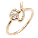 ジュエリー JEWELRY ダイヤモンド リング リング・指輪 ジュエリー K18PG(ピンクゴールド) ダイヤモンド レディース クリア系 ダイヤ 2.3g 【中古】