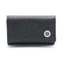 【7%OFFクーポン対象】ブルガリ BVLGARI キーケース アクセサリー レザー メンズ ブラック系 284227 【新品】