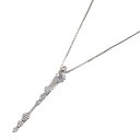 ジュエリー JEWELRY ダイヤモンド ネックレス ネックレス ジュエリー Pt900プラチナ Pt850プラチナ ダイヤモンド レディース クリア系 ダイヤ 4.6g 【中古】