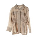 【7%OFFクーポン対象】カオス Chaos エシレブルゾン 衣料品 トップス ファブリック レディース ベージュ系 CH107012ER 【中古】