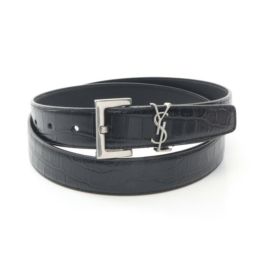サンローラン SAINT LAURENT カサンドラ ベルト 衣料品 レザー メンズ レディース ブラック系 634440DZE0E1000100 【新品】 サンローラン SAINT LAURENT カサンドラ ベルト 衣料品 レザー メンズ レディース ブラック系 634440DZE0E1000100 【新品】