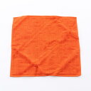 エルメス HERMES カレタオル ステアーズ タオル 衣料品 コットン メンズ レディース オレンジ系 【中古】