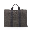 エルメス HERMES エールラインMM トートバッグ バッグ キャンバス ナイロンキャンバス メンズ レディース グレー系 【中古】(4)