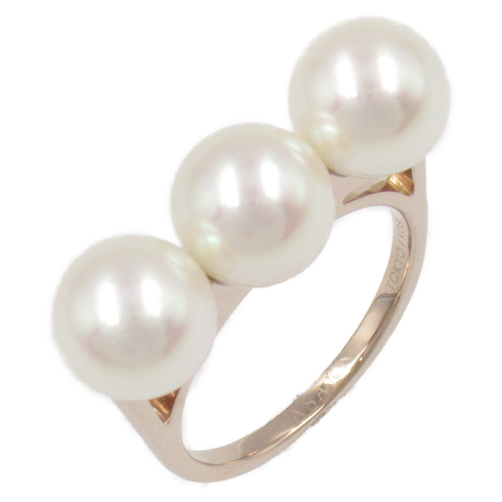 ≪10%OFFクーポン対象≫タサキ TASAKI バランス ネオ リング リング・指輪 ジュエリー K18PG（ピンクゴールド） パール レディース ホワイト系 【中古】のサムネイル