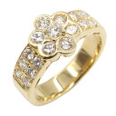ジュエリー JEWELRY ダイヤモンド リング リング・指輪 ジュエリー K18(イエローゴールド) ダイヤモンド レディース クリア系 ダイヤ 6.1g 【中古】