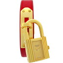 エルメス HERMES ケリーウォッチ 腕時計 時計 GP(ゴールドメッキ) レザーベルト レディース ゴールド系 KE1.201 【中古】(2)