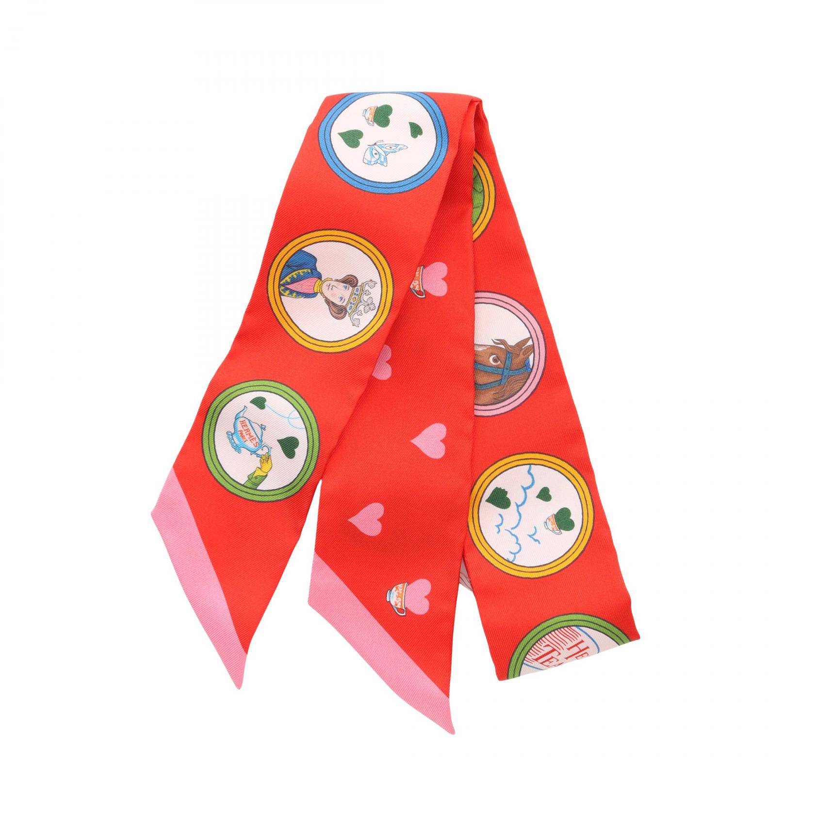 ＼20%OFFクーポン対象／エルメス HERMES ツイリー TEA TIME スカーフ 衣料品 シルク シルク レディース..