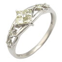 ジュエリー JEWELRY ダイヤ リング リング・指輪 ジュエリー Pt950プラチナ ダイヤモンド レディース クリア系 ダイヤ 3.4g 【中古】