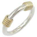 ティファニー TIFFANY&CO バンドウィズ2ワイヤーリング リング・指輪 ジュエリー シルバー925 K18(イエローゴールド) メンズ レディース シルバー系 / ゴールド系 【中古】