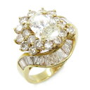 ジュエリー JEWELRY ダイヤモンド リング リング・指輪 ジュエリー K18(イエローゴールド) ダイヤモンド レディース クリア系 ダイヤ 7.4g 【中古】