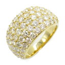 ジュエリー JEWELRY ダイヤモンド リング リング・指輪 ジュエリー K18(イエローゴールド) ダイヤモンド レディース クリア系 ダイヤ 8g 【中古】