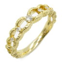 ジュエリー JEWELRY ダイヤモンド リング リング・指輪 ジュエリー K18(イエローゴールド) ダイヤモンド レディース クリア系 ダイヤ 3.3g 【中古】
