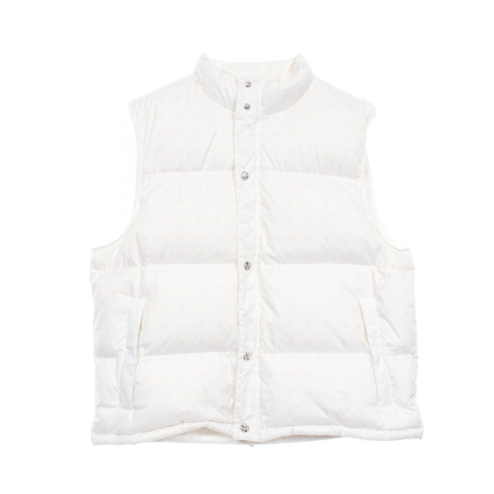 ◆まとめ買い|20%OFF対象◆クロムハーツ CHROME HEARTS STIFF VEST スティッフ CHプラス クロスボールボタン ダガージップ ダウン...