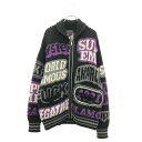 【3千円OFFクーポン対象】シュプリーム Supreme カウチンセーター セーター 衣料品 トップス コットン メンズ ブラック系 【中古】