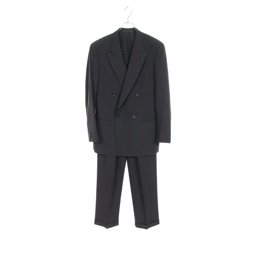 アルマーニコレッツォーニ ARMANI COLLEZIONI スーツ 衣料品 ウール ポリエステル メンズ ブラック系 【中古】 アルマーニコレッツォーニ ARMANI COLLEZIONI スーツ 衣料品 ウール ポリエステル メンズ ブラック系 【中古】
