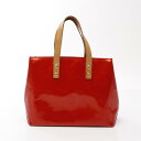 ルイ・ヴィトン LOUIS VUITTON リードPM モノグラムヴェルニ ルージュ ハンドバッグ バッグ レザー レディース レッド系 M91088 【中古】