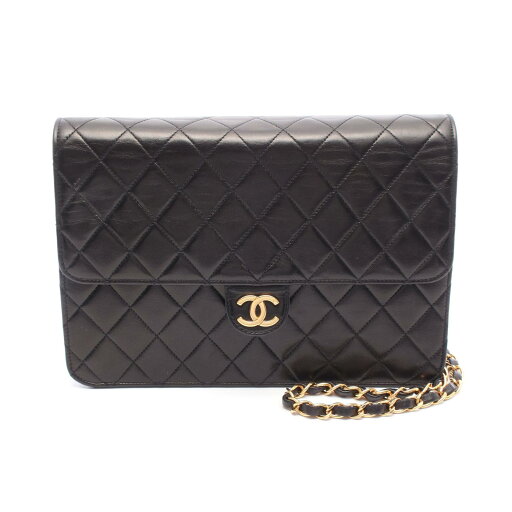 シャネル CHANEL マトラッセ ショルダーバッグ バッグ ラムスキン(羊革) レディース ブラック系 A03570 【中古】 シャネル CHANEL マトラッセ ショルダーバッグ バッグ ラムスキン(羊革) レディース ブラック系 A03570 【中古】