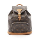 ルイ・ヴィトン LOUIS VUITTON ミニモンスリ リュックサック バックパック バッグ PVCコーティングキャンバス レザー モノグラム レディース ブ...
