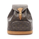 ルイ・ヴィトン LOUIS VUITTON モンスリMM リュックサック バックパック バッグ PVCコーティングキャンバス レザー モノグラム レディース ブ...