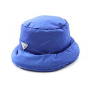 【5%OFFクーポン対象】プラダ PRADA 帽子 ナイロン メンズ レディース ブルー系 2HC248 【中古】