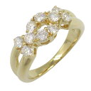 ジュエリー JEWELRY ダイヤモンド リング リング・指輪 ジュエリー K18(イエローゴールド) ダイヤモンド レディース クリア系 ダイヤ 5.8g 【中古】