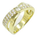ジュエリー JEWELRY ダイヤモンド リング リング・指輪 ジュエリー K18(イエローゴールド) ダイヤモンド レディース クリア系 ダイヤ 7.8g 【中古】
