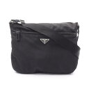 プラダ PRADA Re-Nylon ショルダーバッグ バッグ ナイロン レザー レディース ブラック系 【中古】