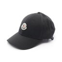 モンクレール MONCLER ベースボール キャップ 帽子 コットン メンズ レディース ブラック系 K10913B0005504863999 【新品】