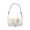 フェンディ FENDI FENDI × VERSACE FENDACE バゲット ハンドバッグ バッグ レザー レディース ホワイト系 8BS066 【中古】
