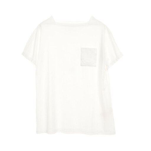 エルメス HERMES H刺繍ポケット チュニック 衣料品 トップス コットン レディース ホワイト系 3H4615DL 【中古】 エルメス HERMES H刺繍ポケット チュニック 衣料品 トップス コットン レディース ホワイト系 3H4615DL 【中古】