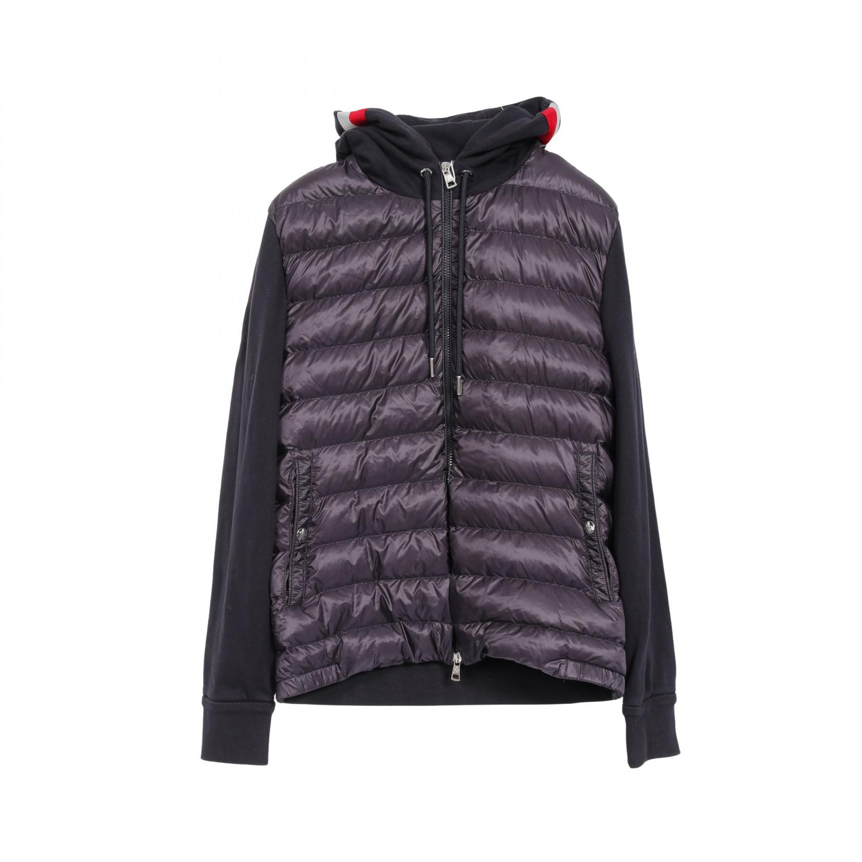 モンクレール MONCLER ダウンジャケット 衣料品 アウター ナイロン コットン メンズ ネイビー系 8G51100 【中古】
