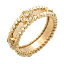 ヴァンクリーフ&アーペル Van Cleef & Arpels ペルレ スウィートクローバー リング ダイヤ リング・指輪 ジュエリー K18PG(ピンクゴールド) ダイヤモンド レディース クリア系 【中古】