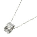ブルガリ BVLGARI B-zero1 ビーゼロワン ダイヤ ネックレス ネックレス ジュエリー K18WG(ホワイトゴールド) ダイヤモンド メンズ レディ...